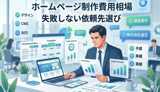 ホームページ制作の費用相場と失敗しない依頼先の選び方完全ガイド